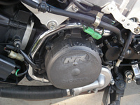 塗装が禿げかけている