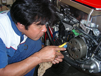 佐々木メカ。実はＭｒ．ＴのＣＢＸも彼の手により整備された