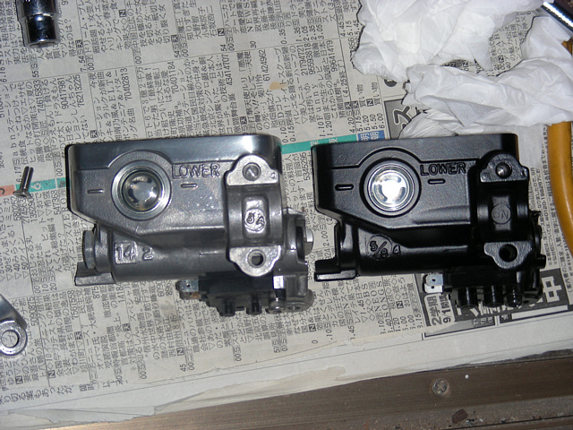 ピストン径の違いに注目